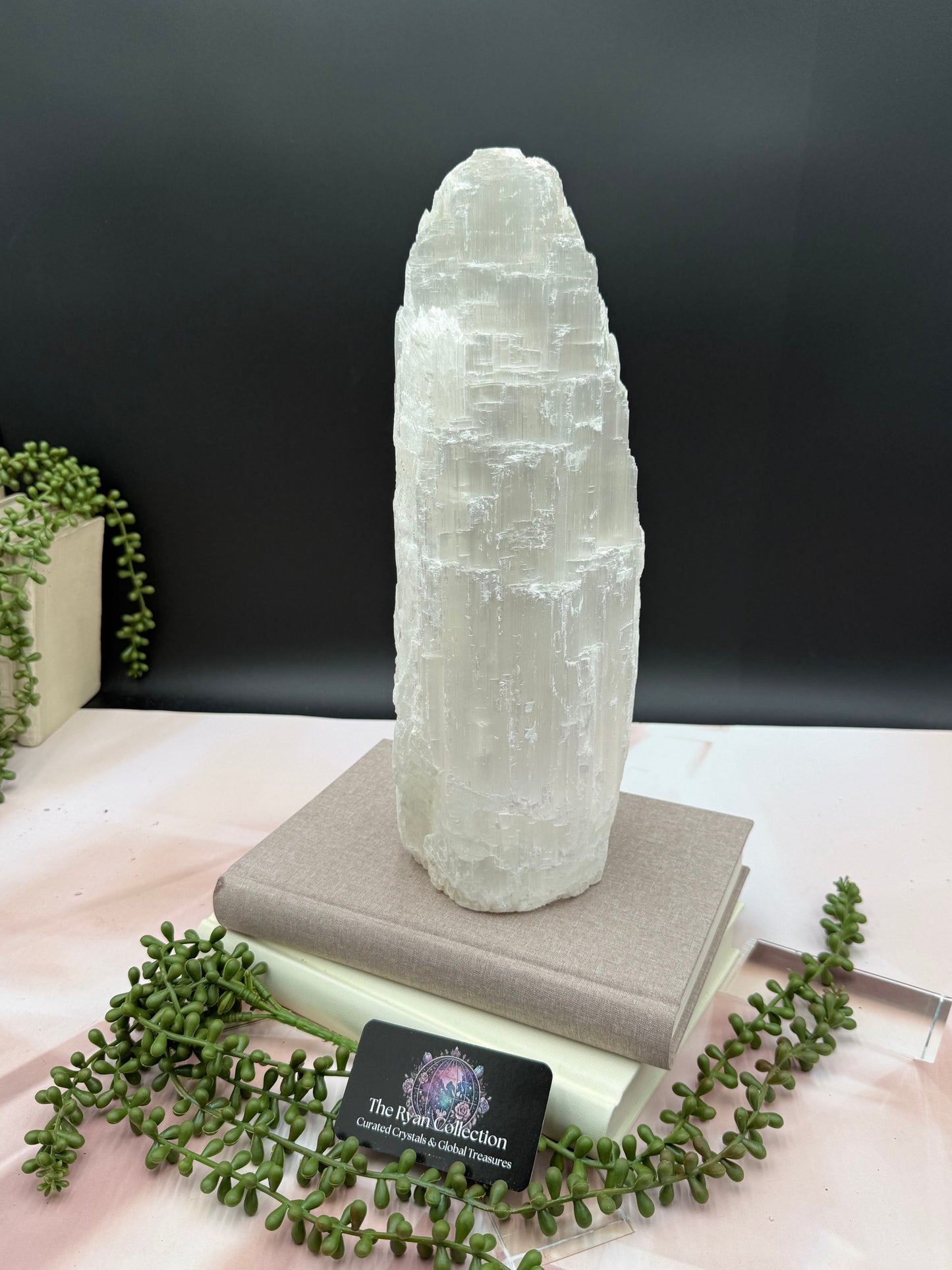 Large Tower Selenite Crystal - 13.75" | 6.02 Kg