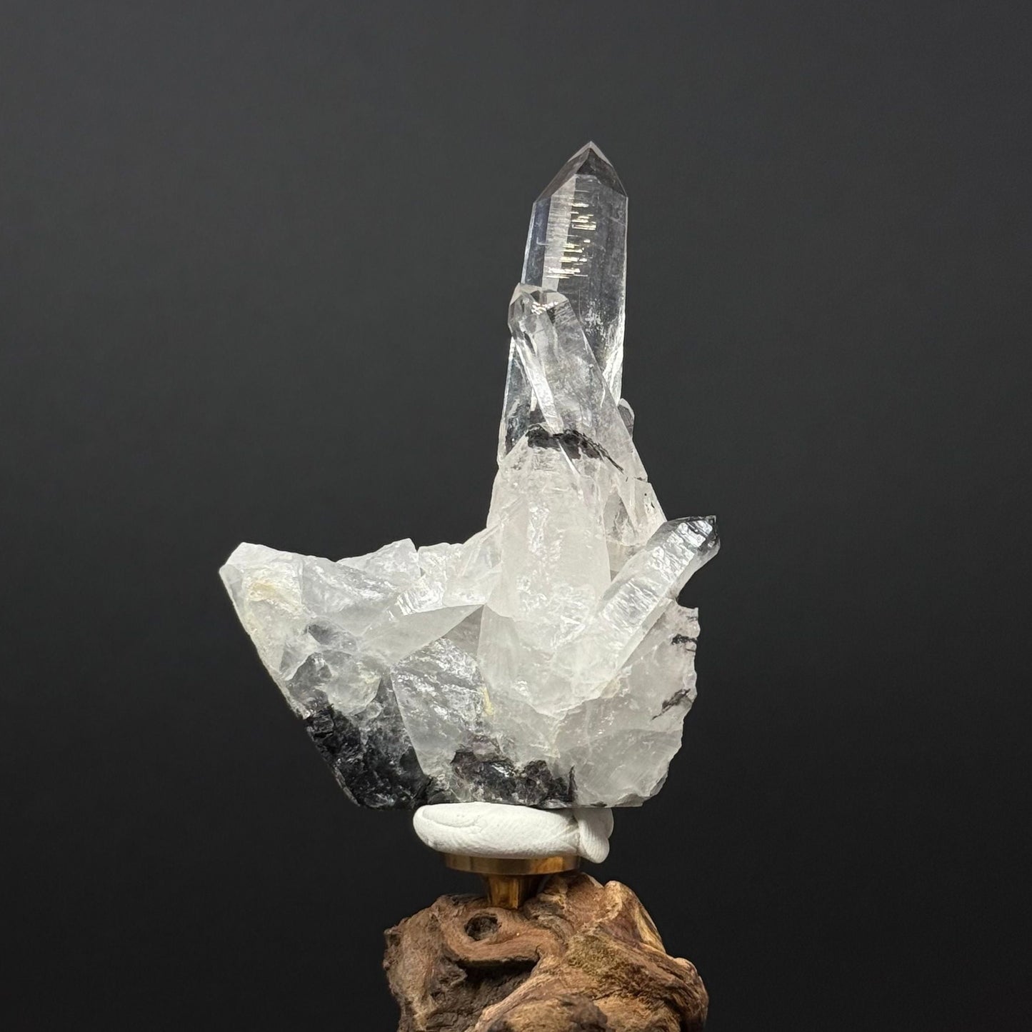 Rare Quartz with Specularite Rose Inclusion – 3.18” | 0.1 Kg