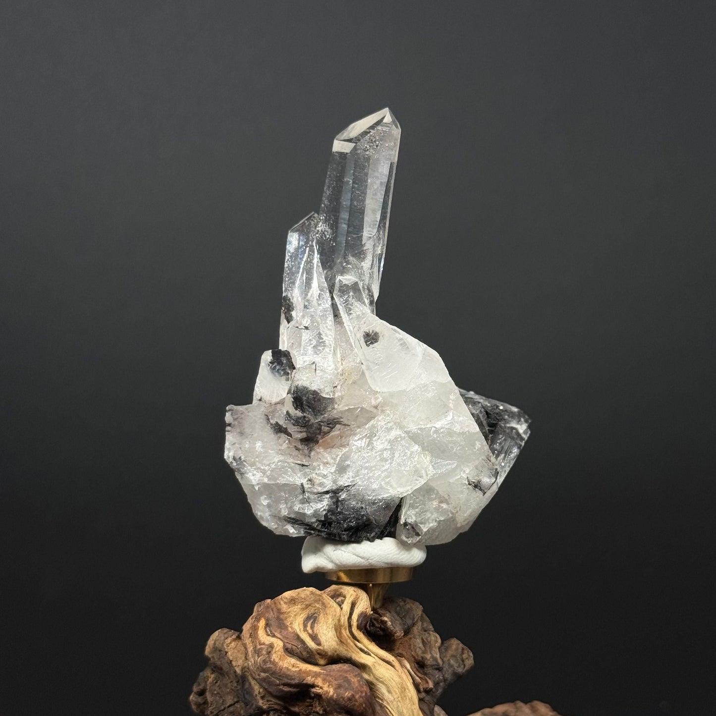 Rare Quartz with Specularite Rose Inclusion – 3.18” | 0.1 Kg
