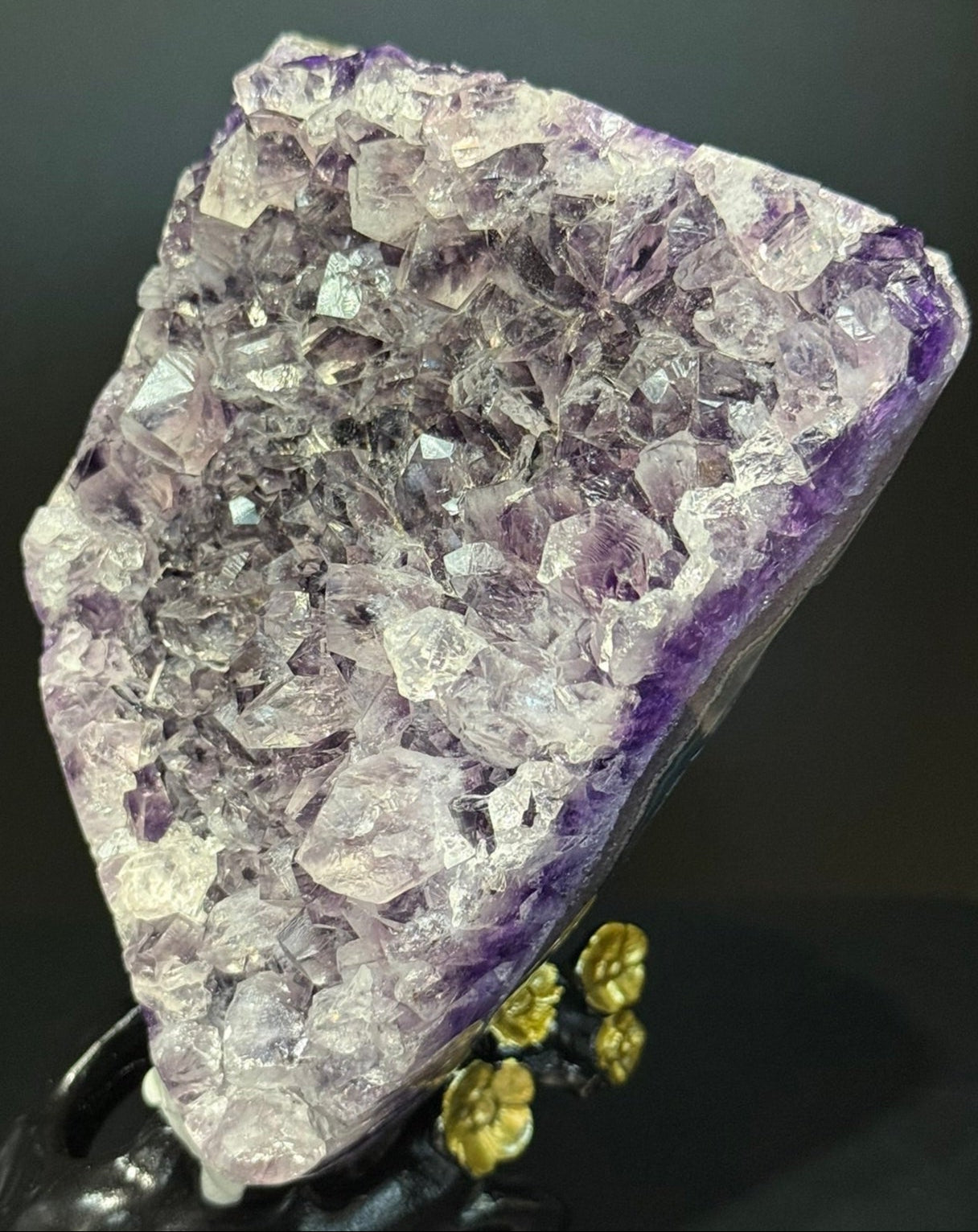 Rare Pentagonal Amethyst Cluster – 0.60 Kg