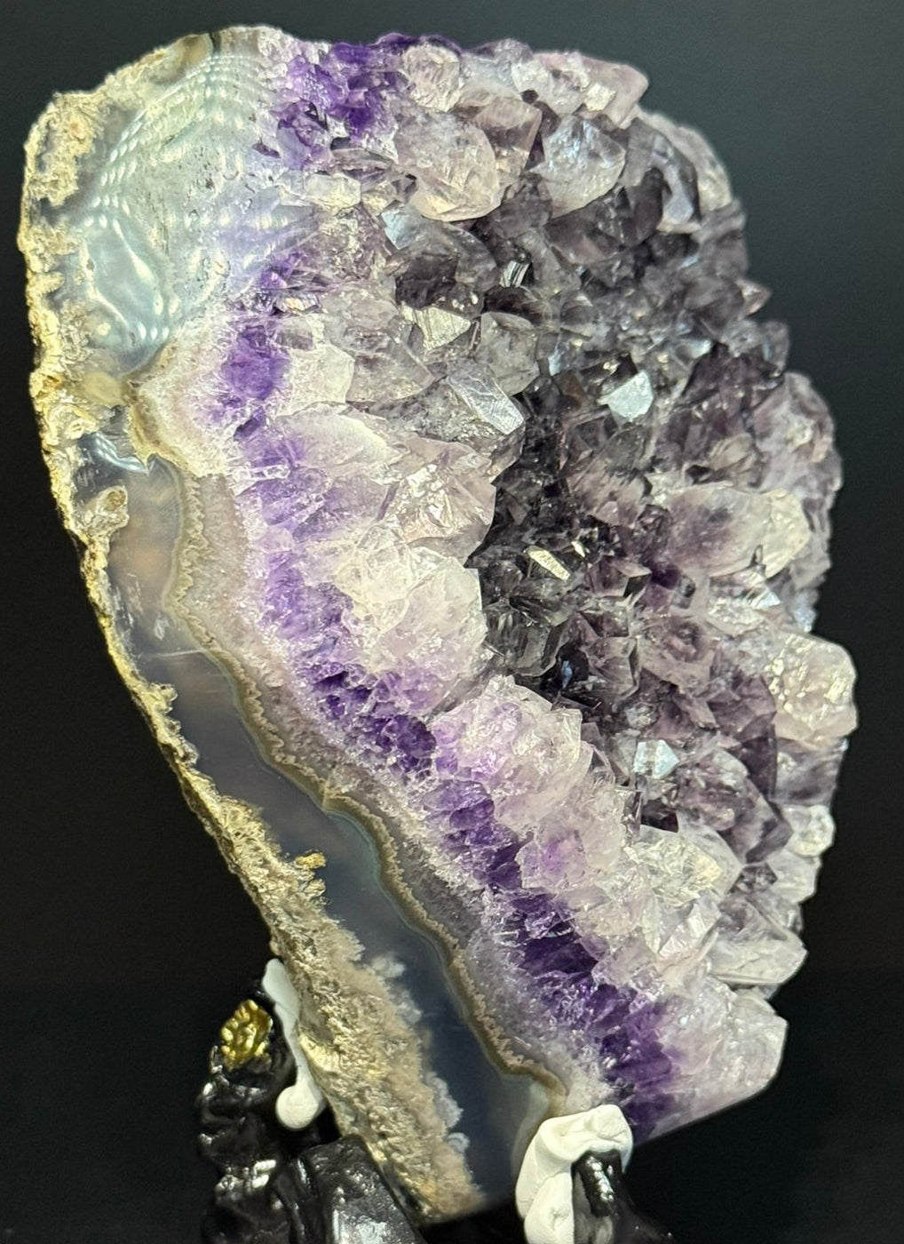 Rare Pentagonal Amethyst Cluster – 0.60 Kg
