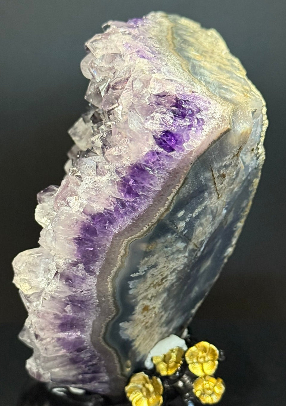 Rare Pentagonal Amethyst Cluster – 0.60 Kg