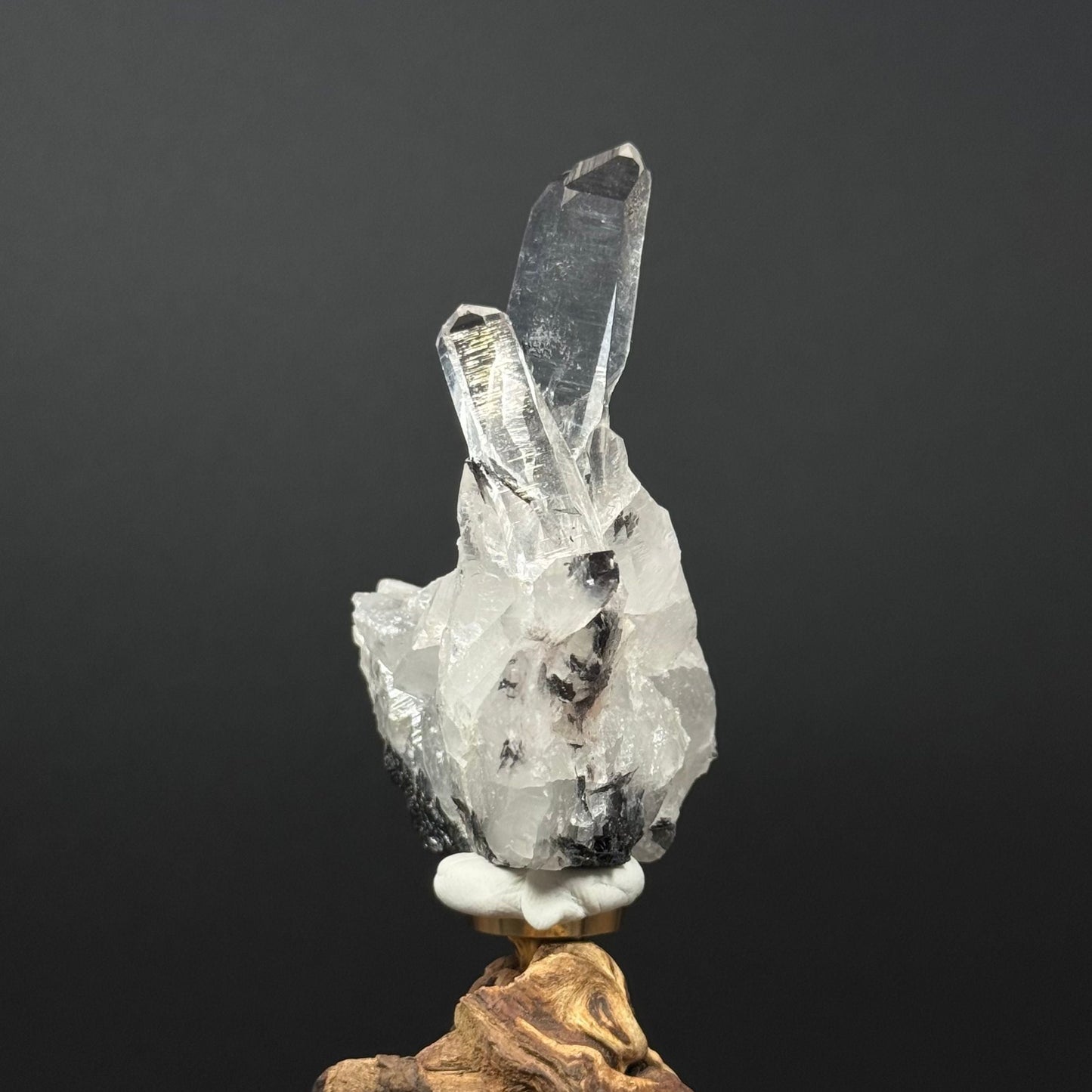 Rare Quartz with Specularite Rose Inclusion – 3.18” | 0.1 Kg