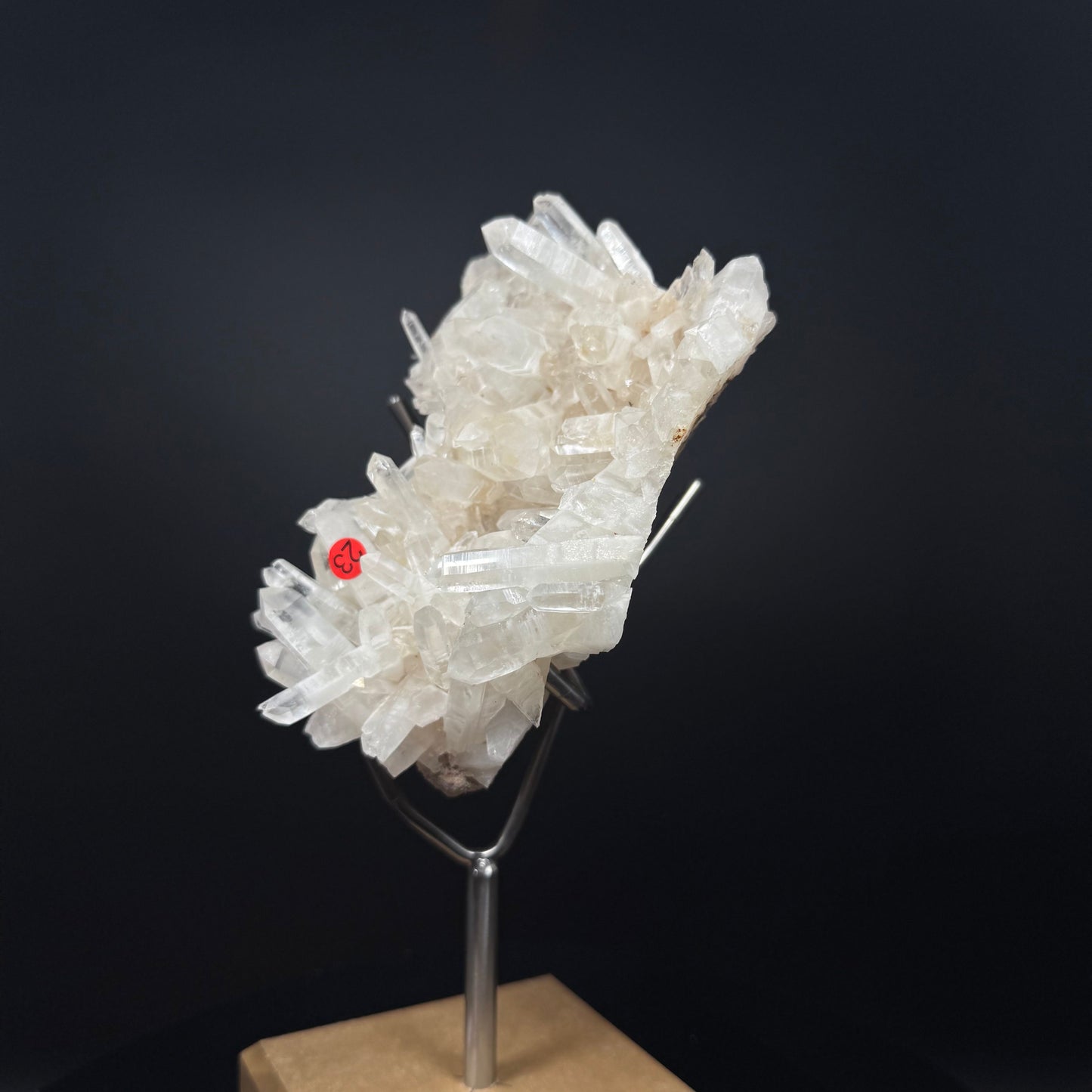 Rare Clear Quartz Cluster with Stand – 5.68” | 1.03 Kg