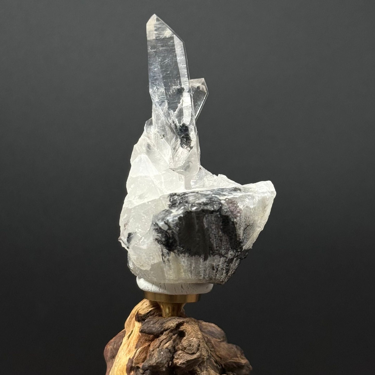 Rare Quartz with Specularite Rose Inclusion – 3.18” | 0.1 Kg