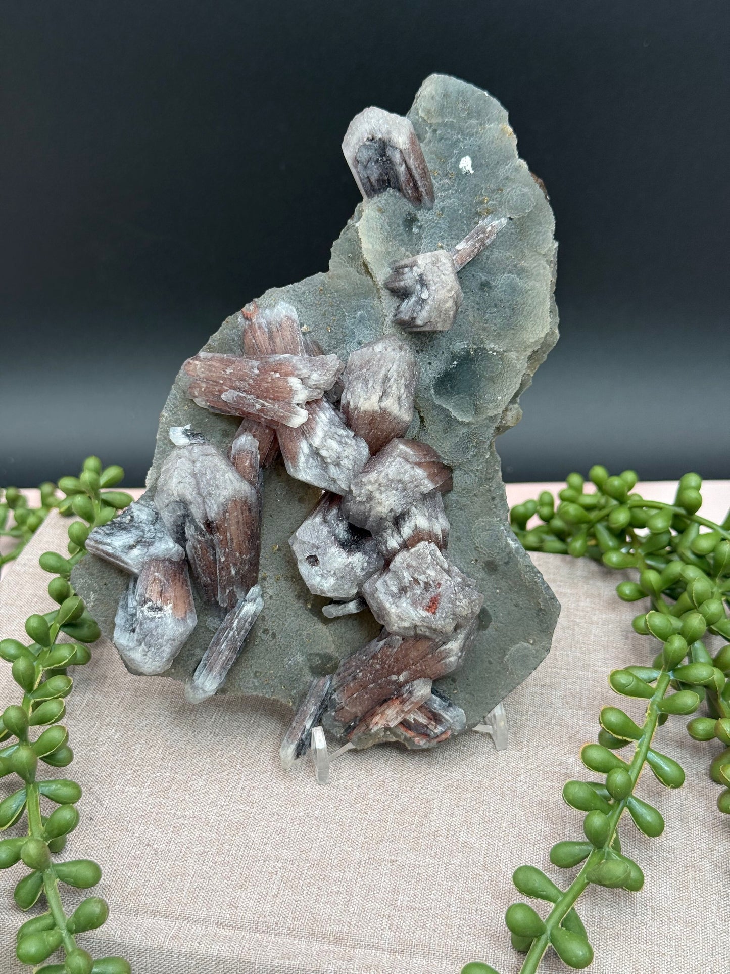 Rare Stilbite with Chalcedony from Nasik – 0.39 Kg