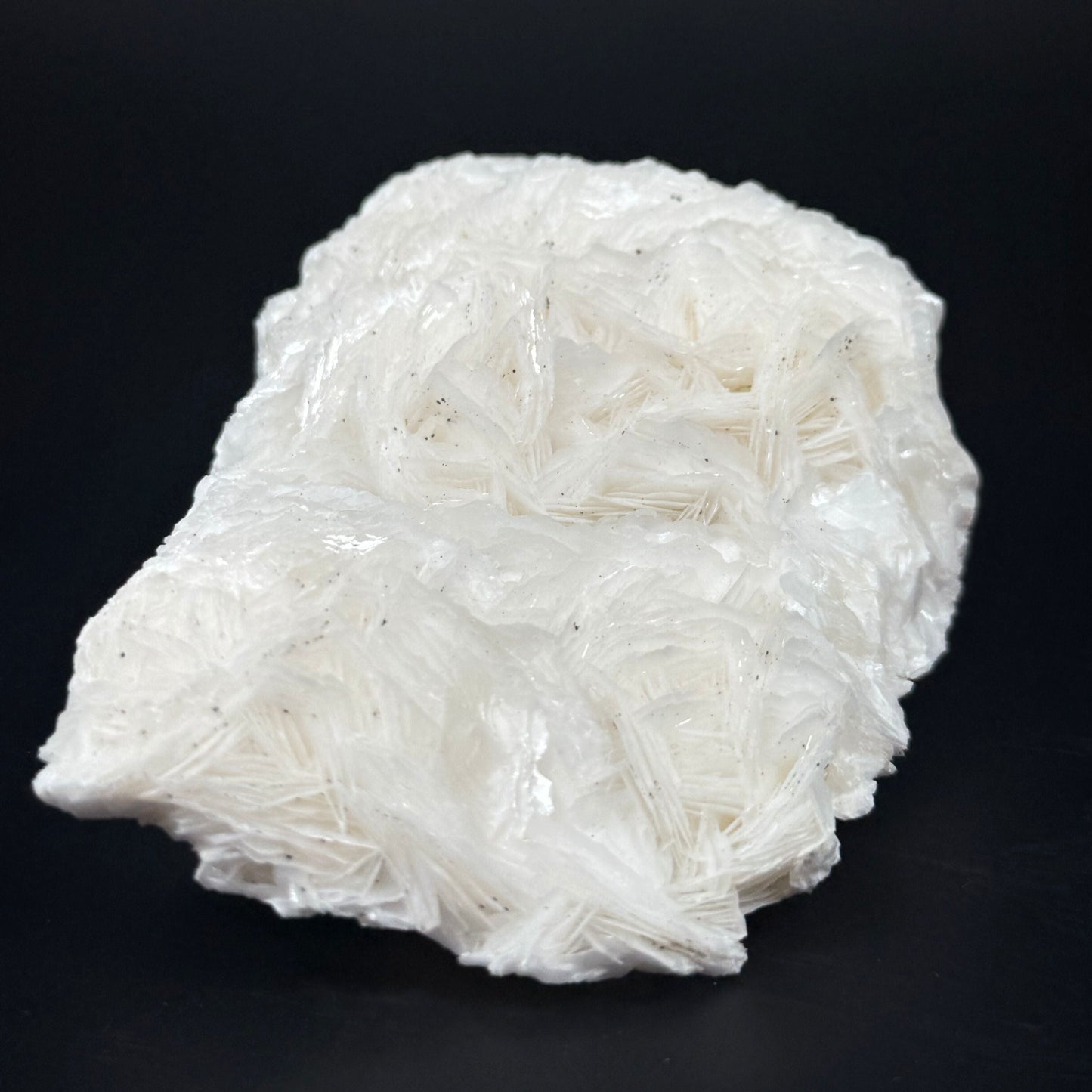Rare Rose Calcite Speckled with Pyrite – 6” | 0.83 Kg