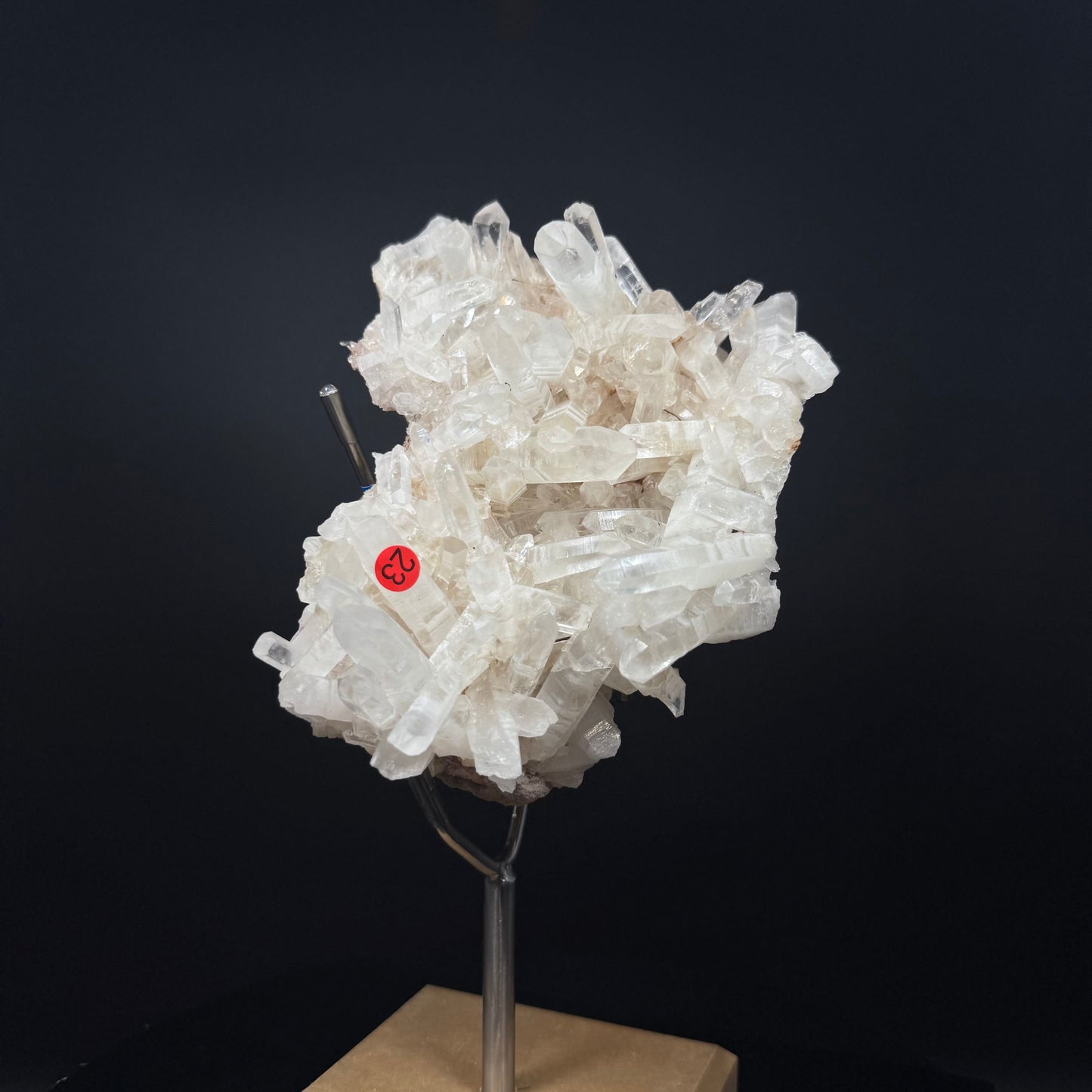 Rare Clear Quartz Cluster with Stand – 5.68” | 1.03 Kg