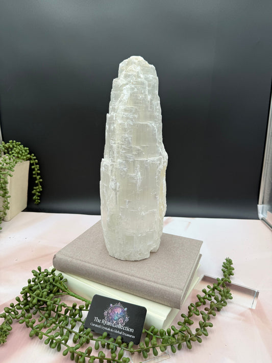 Large Tower Selenite Crystal - 13.75" | 6.02 Kg