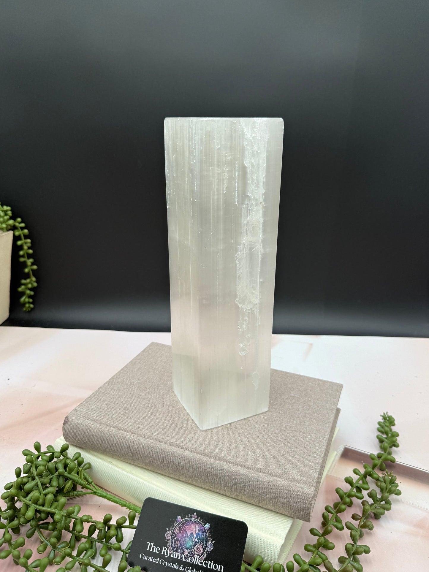 Premium Selenite Candle Holder – 11” | 3.58 Kg