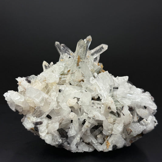 Rare Garden Quartz Cluster with Specularite Roses – 5.03” | 0.89 Kg