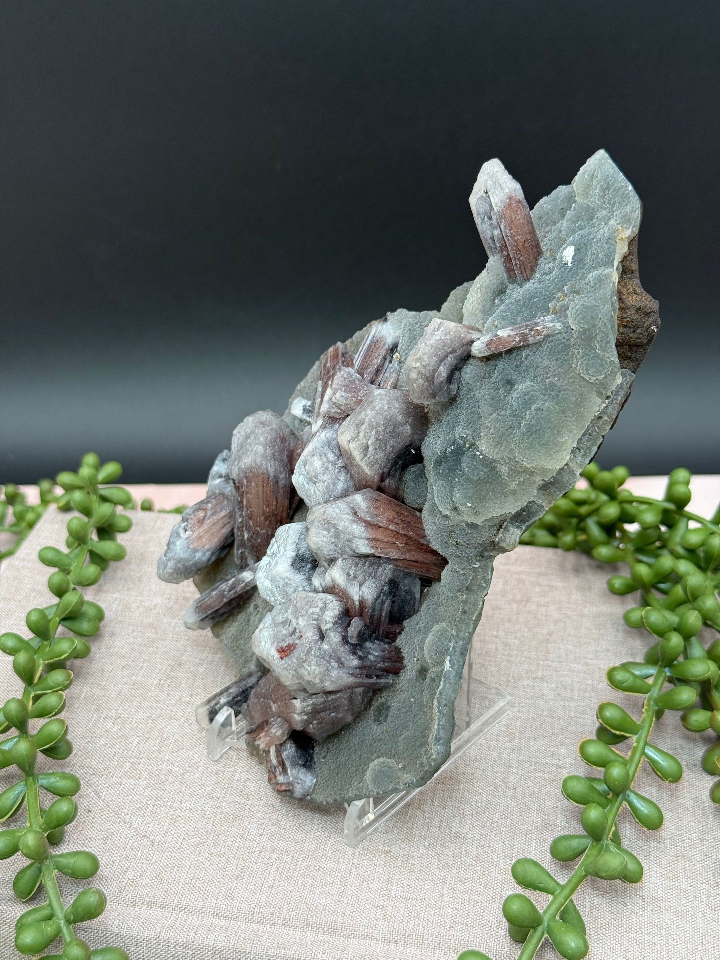 Rare Stilbite with Chalcedony from Nasik – 0.39 Kg