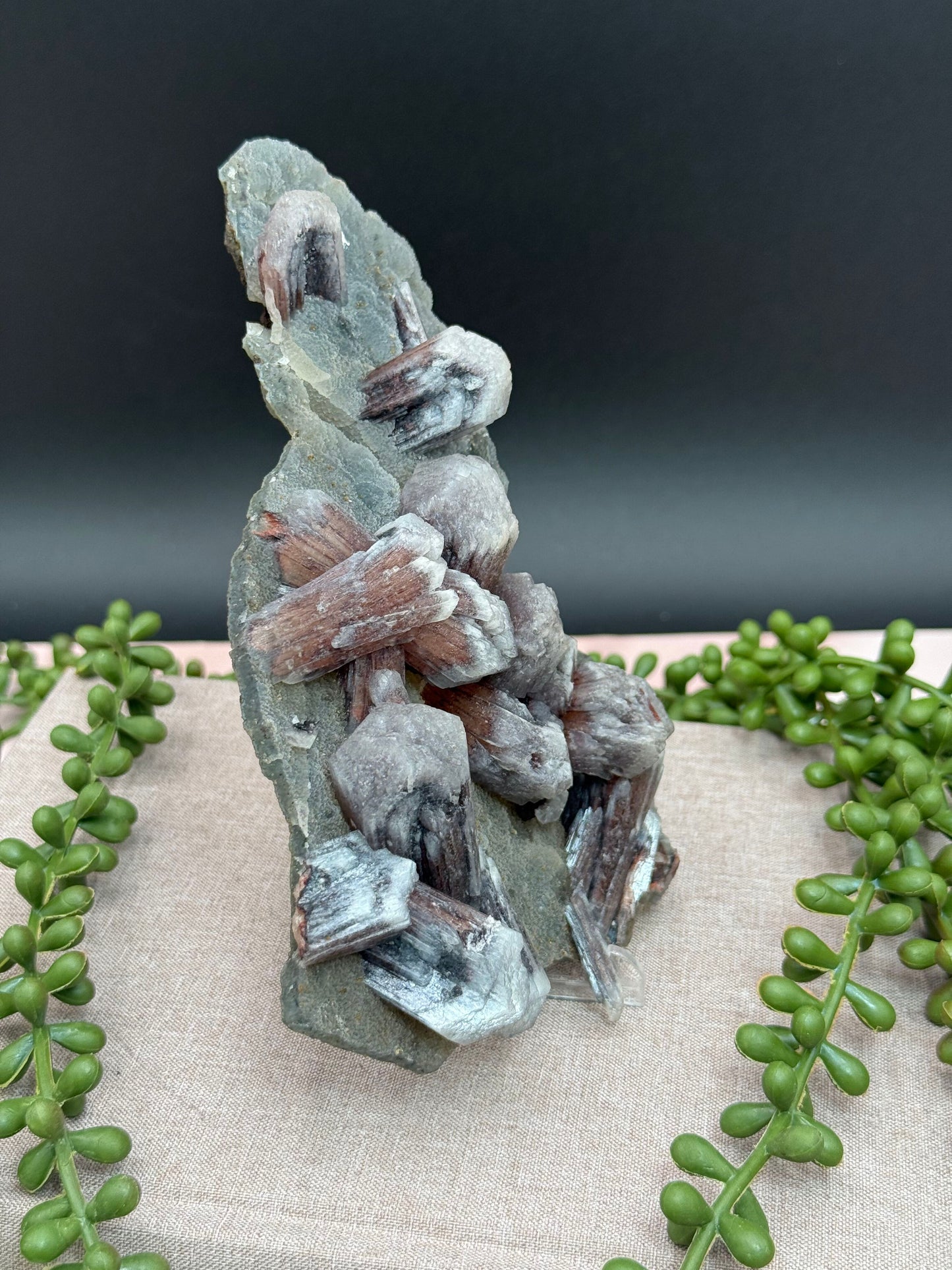 Rare Stilbite with Chalcedony from Nasik – 0.39 Kg